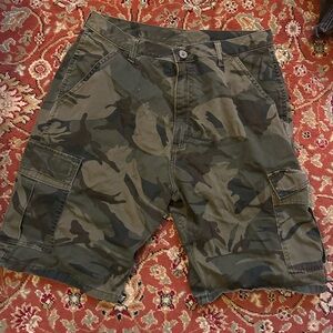 Vintage wrangler Camo Cargo Shorts